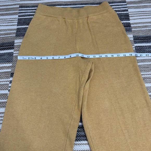 Free People FP‎ Beach Solar Sweater Pants Set Women's 2 Piece Knit Gold Heather - Picture 13 of 16